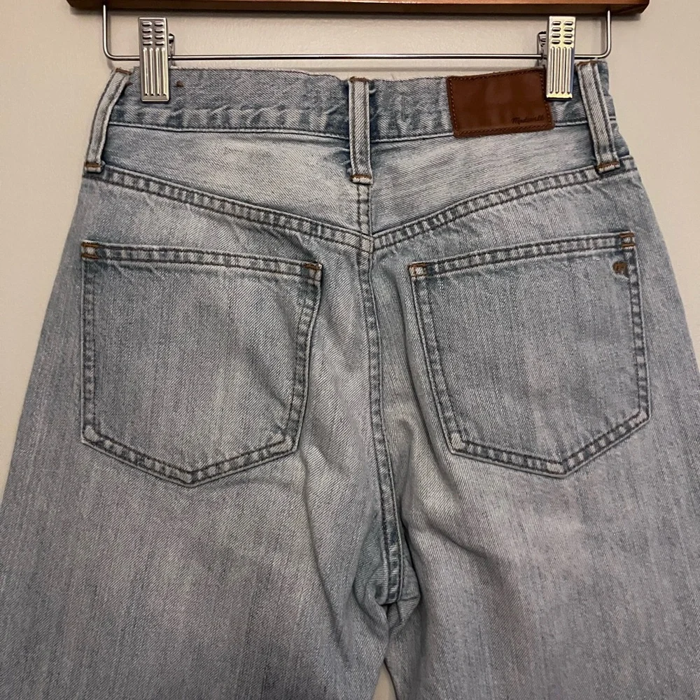 MADEWELL The Perfect Summer Jean Light Wash Straight Leg Denim Size 24 - Picture 6 of 12